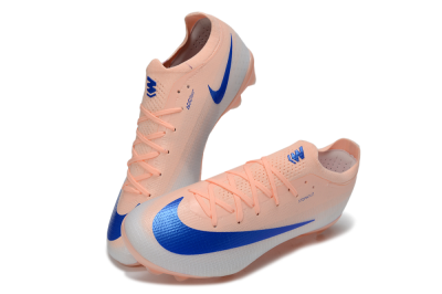 Men's Nike Air Zoom Mercurial Vapor 17 Elite FG Football Boots - Peach/Electric Blue/Soft Coral