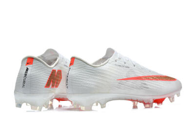 Men's Nike Air Zoom Mercurial Superfly 11 FG Football Boots - White/Bright Red/Crystal Clear