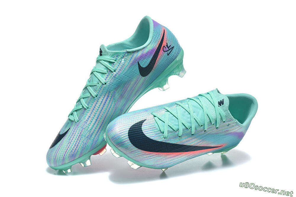 Men's Nike Air Zoom Mercurial Superfly 11 FG Football Boots - Aqua/Mint Green/Coral Pink 6