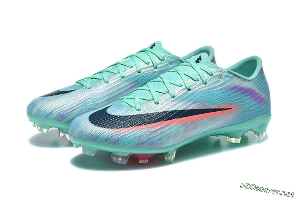 Men's Nike Air Zoom Mercurial Superfly 11 FG Football Boots - Aqua/Mint Green/Coral Pink 5