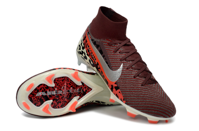 Men's Nike Air Zoom Mercurial Superfly 10 Elite FG Football Boots - Maroon/Scarlet Blaze/Crimson Spice