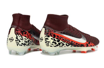 Men's Nike Air Zoom Mercurial Superfly 10 Elite FG Football Boots - Maroon/Scarlet Blaze/Crimson Spice