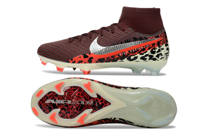 Men's Nike Air Zoom Mercurial Superfly 10 Elite FG Football Boots - Maroon/Scarlet Blaze/Crimson Spice