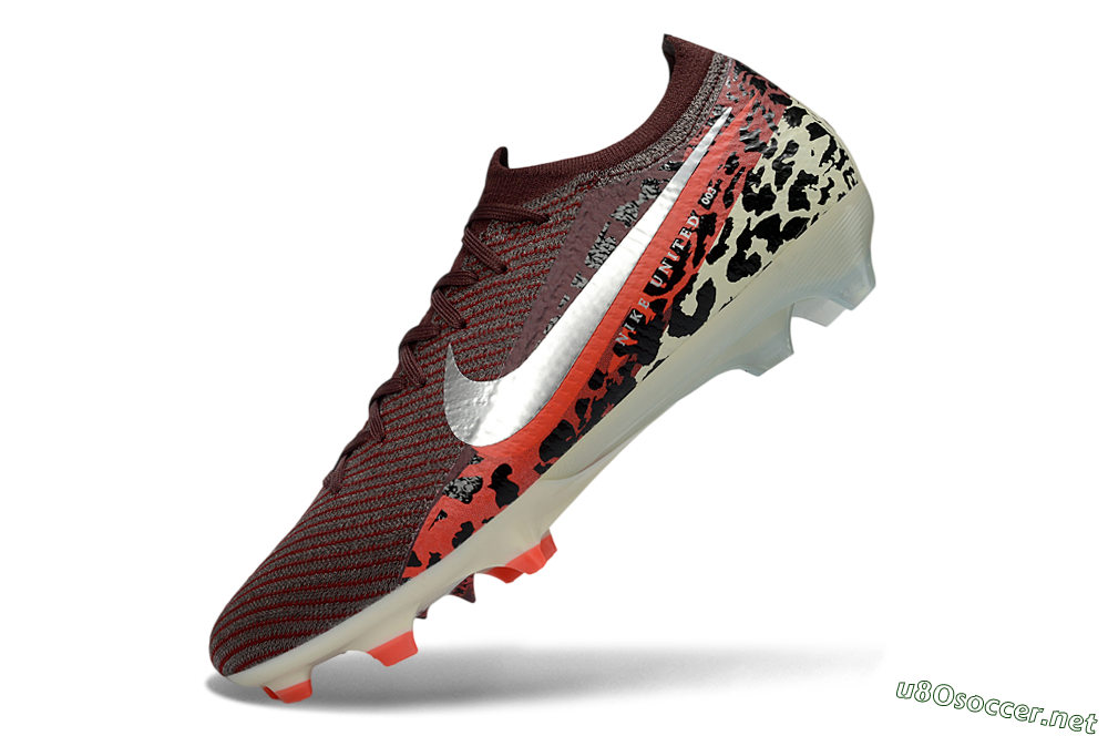 Men's Nike Air Zoom Mercurial Vapor 16 Elite FG Football Boots - Maroon/Fiery Red/Muted Ivory 6