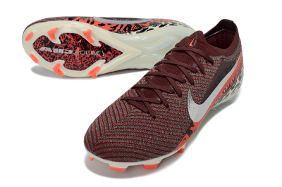 Men's Nike Air Zoom Mercurial Vapor 16 Elite FG Football Boots - Maroon/Fiery Red/Muted Ivory