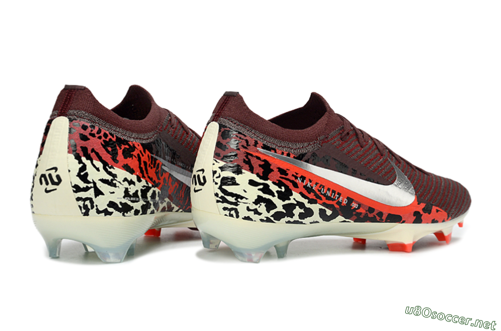 Men's Nike Air Zoom Mercurial Vapor 16 Elite FG Football Boots - Maroon/Fiery Red/Muted Ivory 7