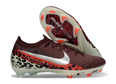 Men's Nike Air Zoom Mercurial Vapor 16 Elite FG Football Boots - Maroon/Fiery Red/Muted Ivory