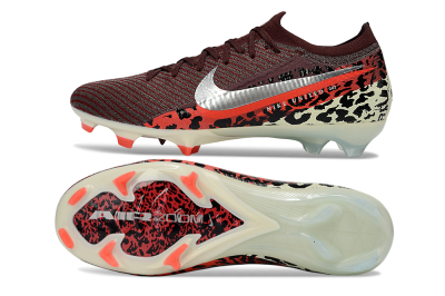 Men's Nike Air Zoom Mercurial Vapor 16 Elite FG Football Boots - Maroon/Fiery Red/Muted Ivory