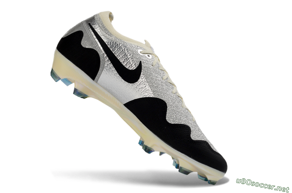 Men's Nike Air Zoom Mercurial Vapor 16 Elite FG Football Boots - Black/Golden Grey/White 4