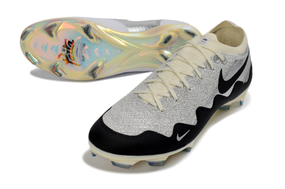 Men's Nike Air Zoom Mercurial Vapor 16 Elite FG Football Boots - Black/Golden Grey/White