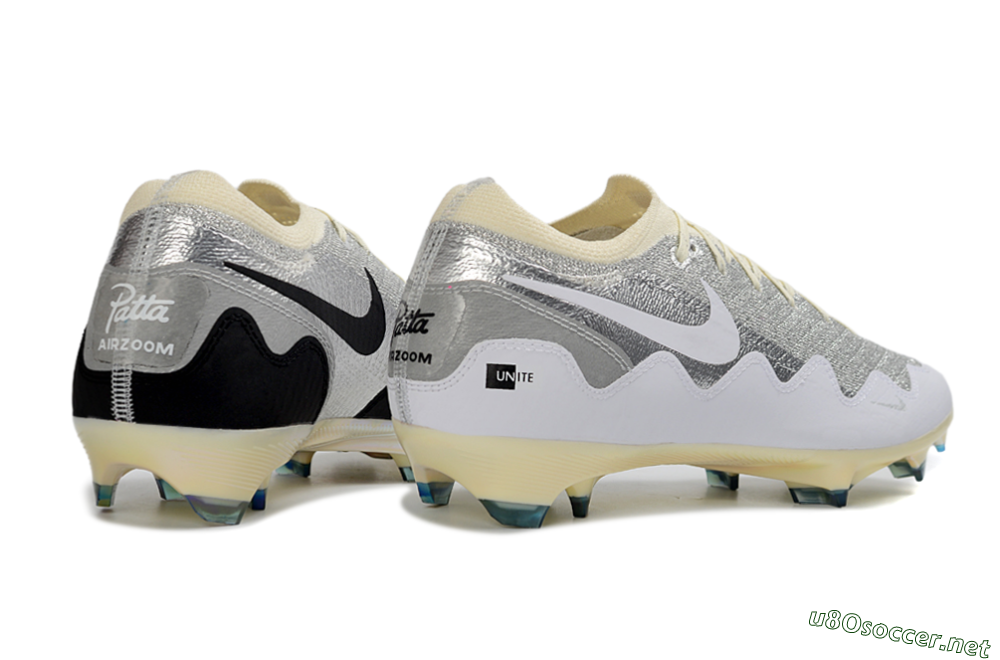 Men's Nike Air Zoom Mercurial Vapor 16 Elite FG Football Boots - Black/Golden Grey/White 6