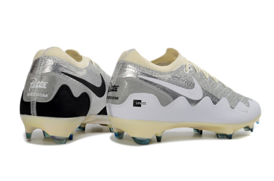 Men's Nike Air Zoom Mercurial Vapor 16 Elite FG Football Boots - Black/Golden Grey/White