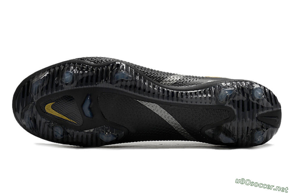 Men's Nike Phantom GT 2 FG Football Boots - Black/Silver/Gold 6
