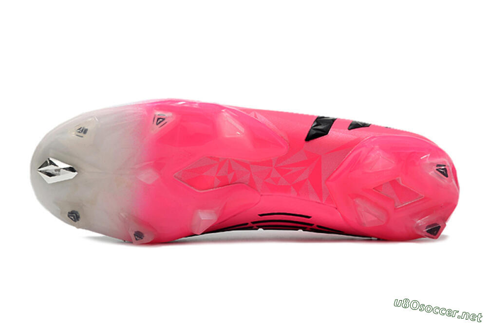 Men's Adidas Predator Edge.1 FG Football Boots - White/Pink 6