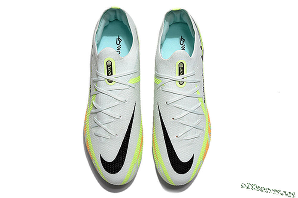 Men's Nike Phantom GT 2 Elite FG Football Boots - White/Green 7
