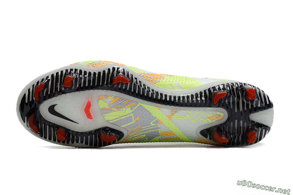 Men's Nike Phantom GT 2 Elite FG Football Boots - White/Green 5