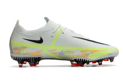 Men's Nike Phantom GT 2 Elite FG Football Boots - White/Green