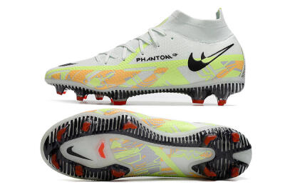 Men's Nike Phantom GT 2 DF Elite FG Football Boots - White/Green