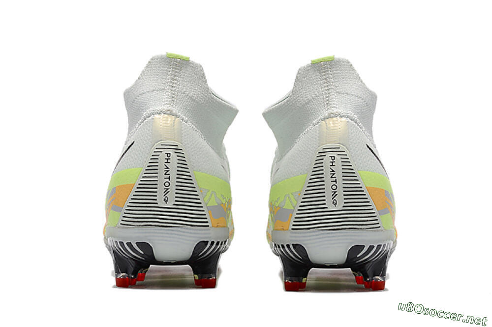 Men's Nike Phantom GT 2 DF Elite FG Football Boots - White/Green 6