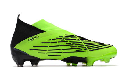 Men's Adidas Predator Edge Geometric+ FG Football Boots - Green/Black