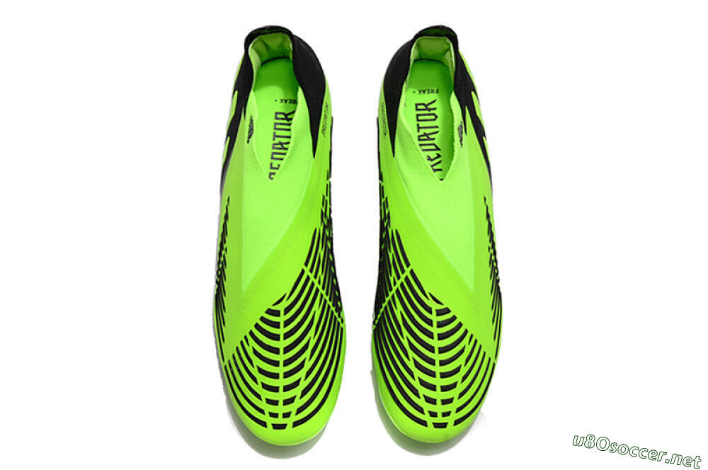 Men's Adidas Predator Edge Geometric+ FG Football Boots - Green/Black 5