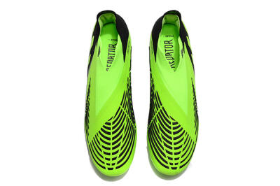 Men's Adidas Predator Edge Geometric+ FG Football Boots - Green/Black