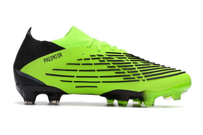 Men's Adidas Predator Edge.1 Low FG Football Boots - Green/Black