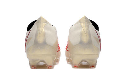 Men's Adidas Predator Edge.1 Low FG Football Boots - White/Red
