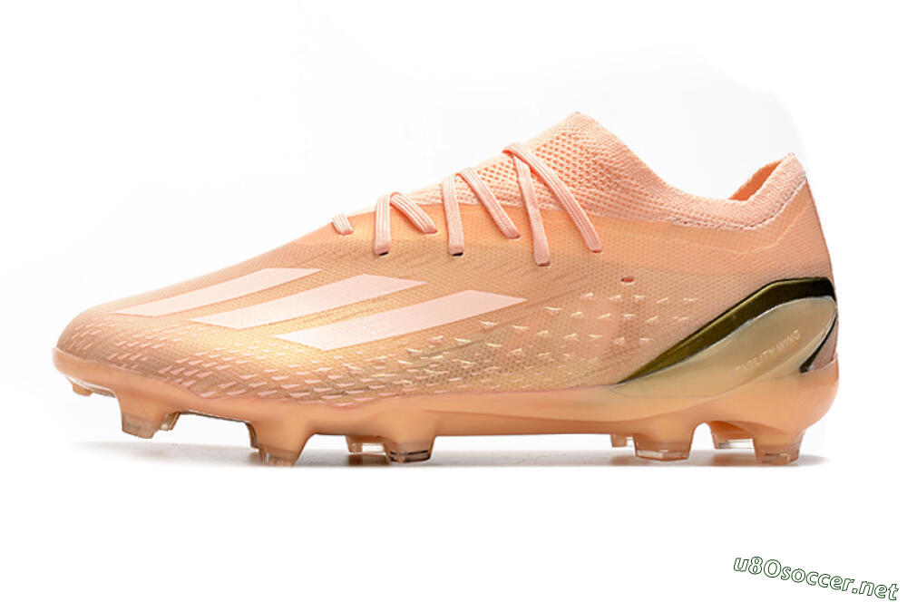 Men's Adidas X Speedportal.1 FG Football Boots - Beige/Black 0