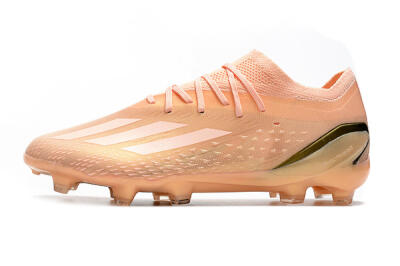 Men's Adidas X Speedportal.1 FG Football Boots - Beige/Black