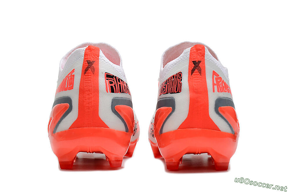Men's Adidas X Speedportal.1 FG Football Boots - White/Orange 5