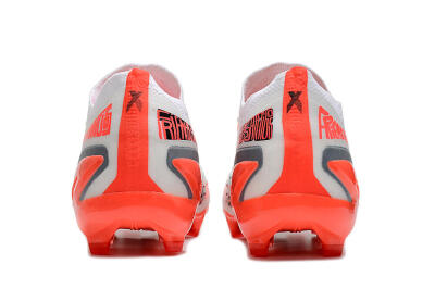 Men's Adidas X Speedportal.1 FG Football Boots - White/Orange