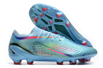 Men's Adidas X Speedportal.1 FG Football Boots - Blue/Pink