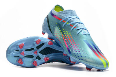 Men's Adidas X Speedportal.1 FG Football Boots - Blue/Pink