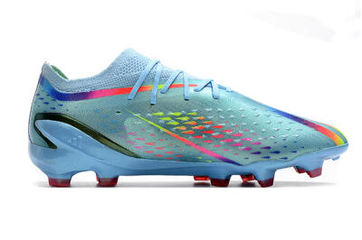Men's Adidas X Speedportal.1 FG Football Boots - Blue/Pink