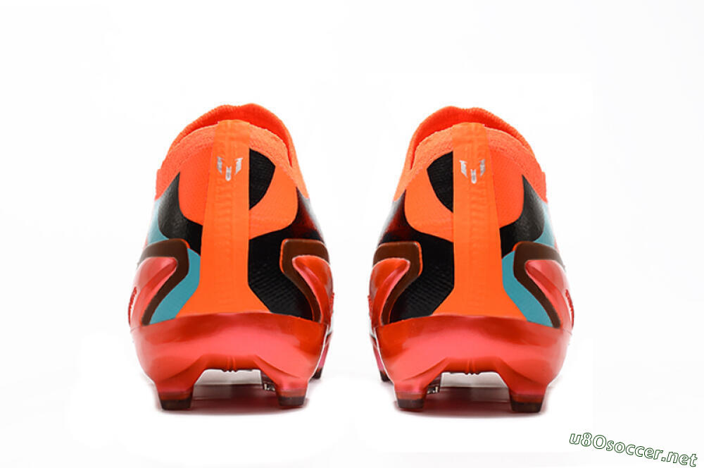 Men's Adidas X Speedportal+ FG Football Boots - Orange/Black 5