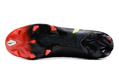 Men's Adidas Predator Edge Geometric.1 Low FG Football Boots - Black/Yellow/Red