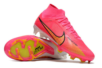 Men's Nike Air Zoom Mercurial Superfly 9 Elite FG Football Boots - Red/Black/Yellow
