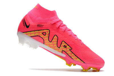 Men's Nike Air Zoom Mercurial Superfly 9 Elite FG Football Boots - Red/Black/Yellow