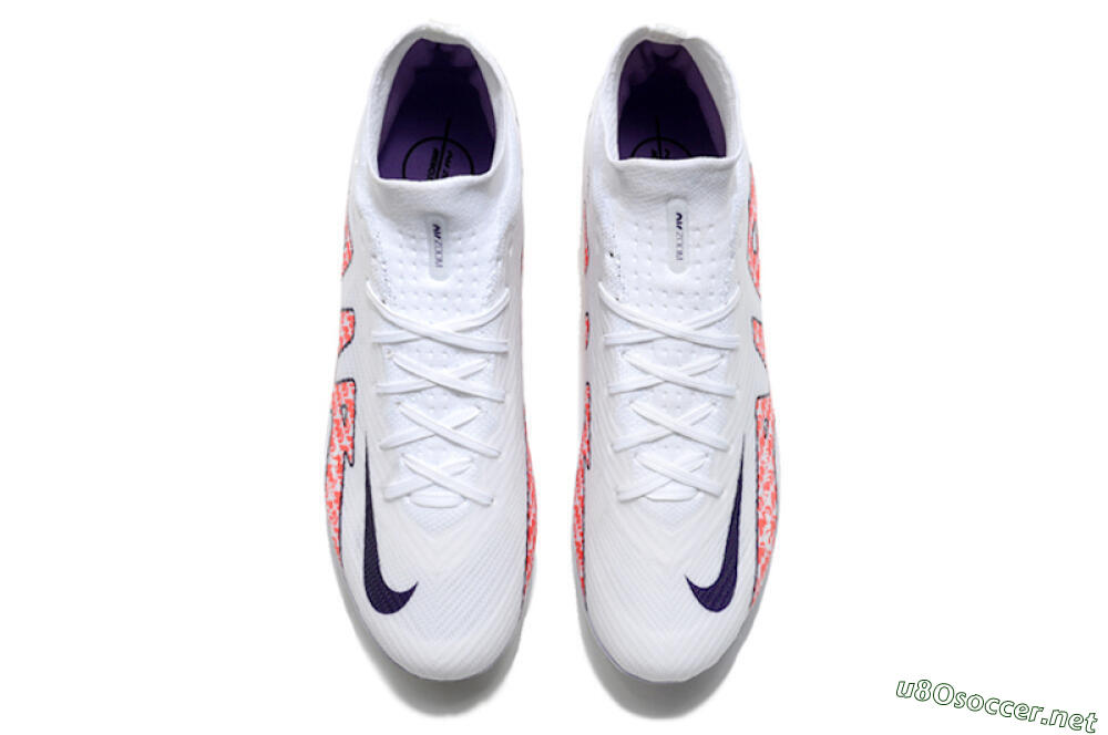 Men's Nike Air Zoom Mercurial Superfly 9 Elite AG Football Boots - White/Pink 4
