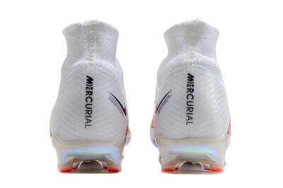 Men's Nike Air Zoom Mercurial Superfly 9 Elite AG Football Boots - White/Pink