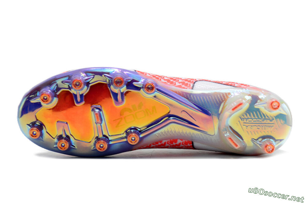 Men's Nike Air Zoom Mercurial Superfly 9 Elite AG Football Boots - White/Pink 6