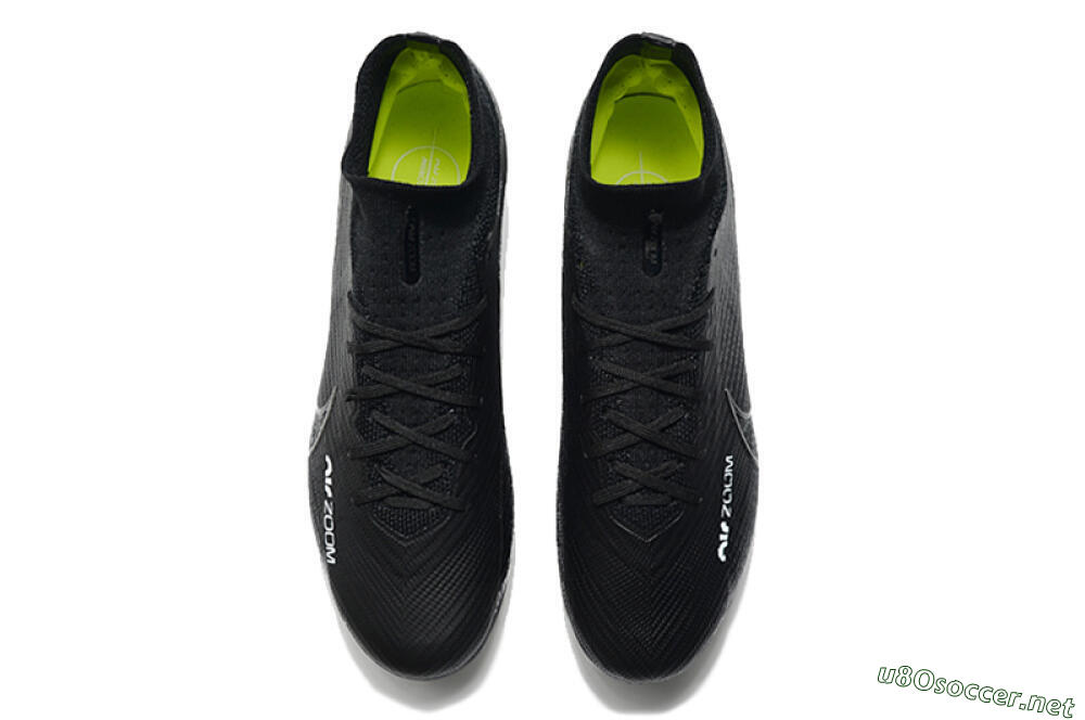Men's Nike Air Zoom Mercurial Superfly 9 Elite AG Football Boots - Black/Green 4