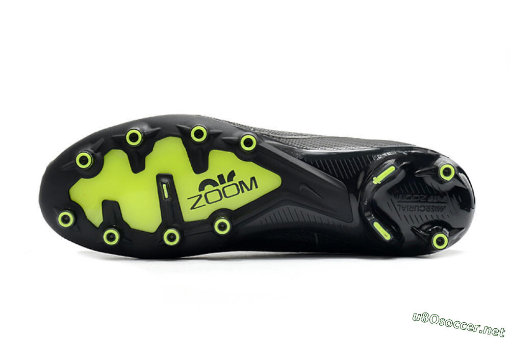 Men's Nike Air Zoom Mercurial Superfly 9 Elite AG Football Boots - Black/Green 6