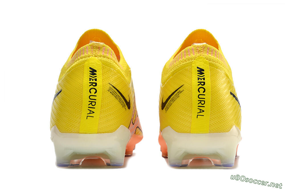 Unisex Nike Air Zoom Mercurial Vapor 15 Elite AG Football Boots - Yellow/Pink 5