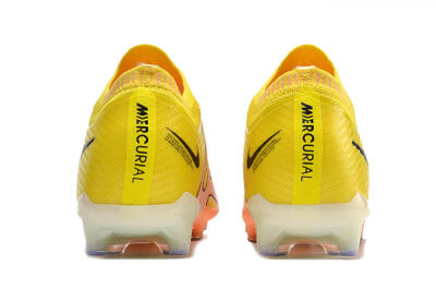 Unisex Nike Air Zoom Mercurial Vapor 15 Elite AG Football Boots - Yellow/Pink