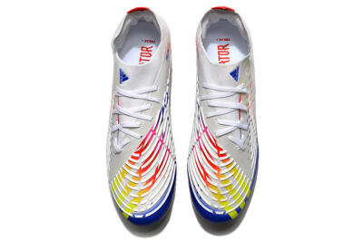 Men's Adidas Predator FIFA World Cup Qatar 2022 Edge+ FG Football Boots - White/Red/Blue