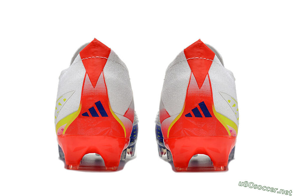 Men's Adidas Predator FIFA World Cup Qatar 2022 Edge+ FG Football Boots - White/Red/Blue 5