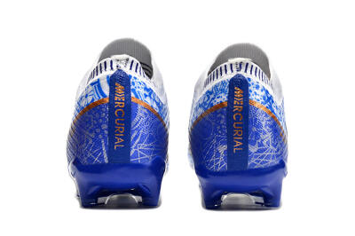 Unisex Nike Air Zoom Mercurial Vapor 15 Elite AG Football Boots - Blue/White