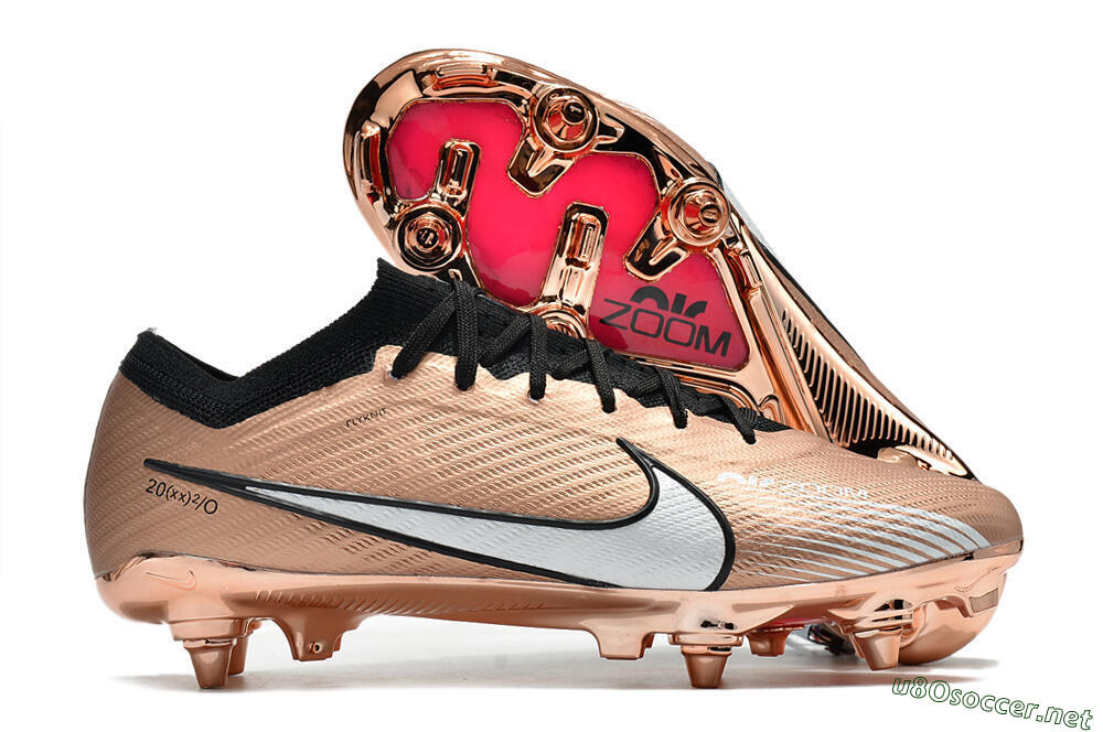 Men's Nike Zoom Mercurial Vapor 15 Elite SG Football Boots - Gold/White 2